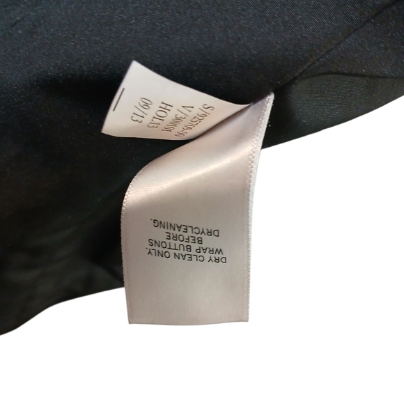 Banana Republic Black Jacquard Blazer Size 14 - Picture 7 of 10